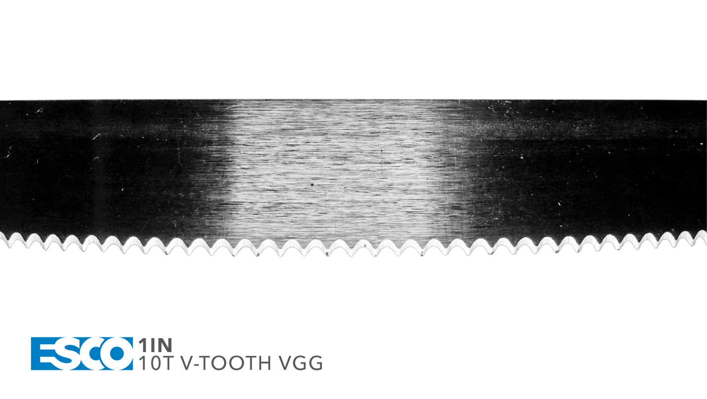 ESCO Foam Cutting Blades - 1IN - 10T V-Tooth VGG
